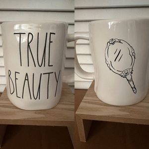 Rae Dunn Beauty & the Beast Mug True Beauty